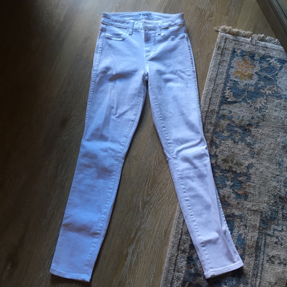 New Paige white Jeans